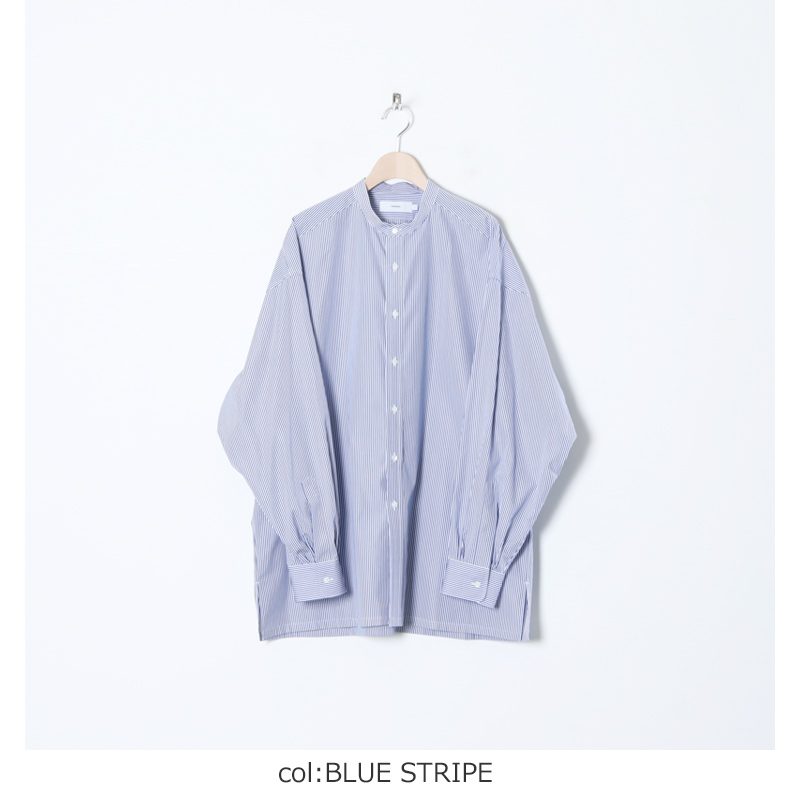 Graphpaper (グラフペーパー) High Count Broad Band Collar Shirt