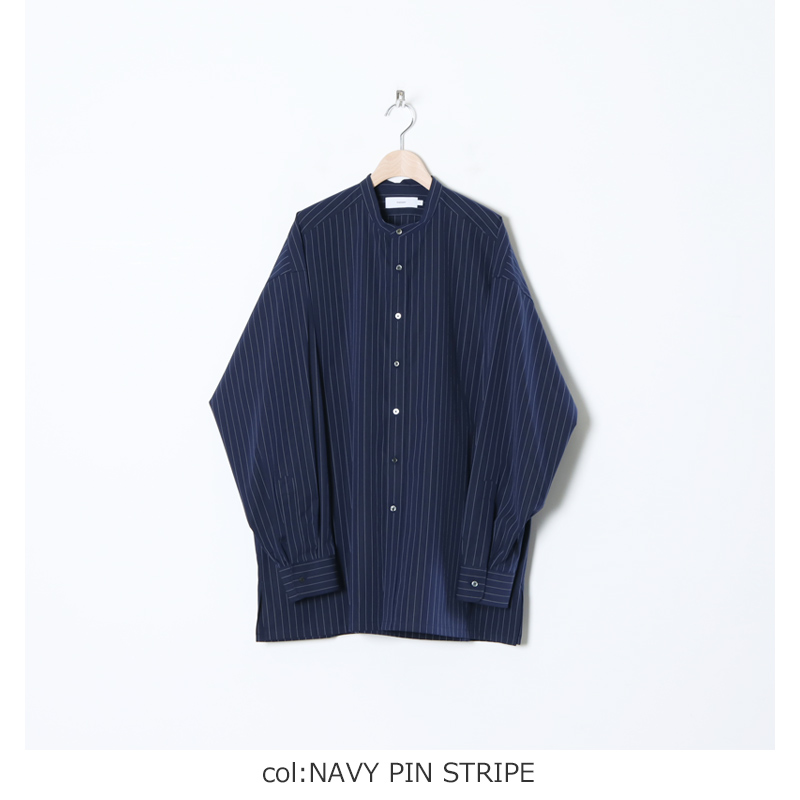 Graphpaper (グラフペーパー) High Count Broad Band Collar Shirt ...