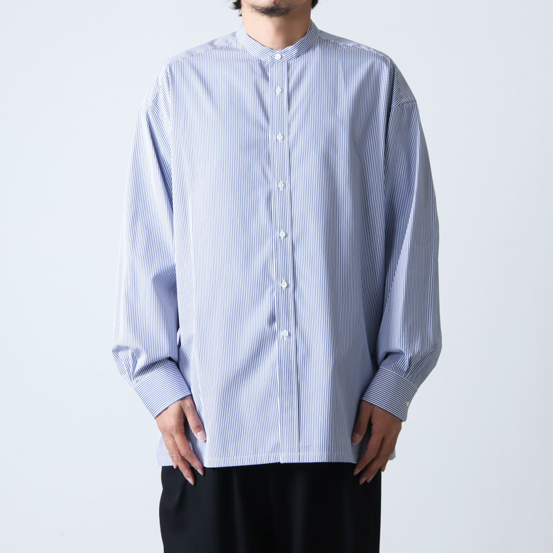 Graphpaper (グラフペーパー) High Count Broad Band Collar Shirt ...