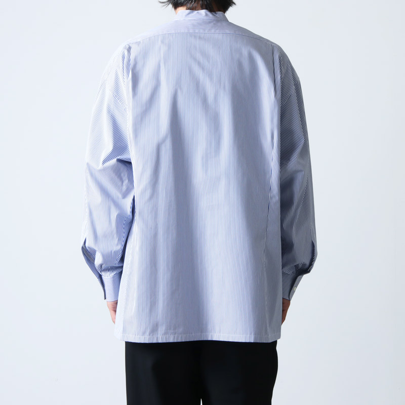 Graphpaper (グラフペーパー) High Count Broad Band Collar Shirt