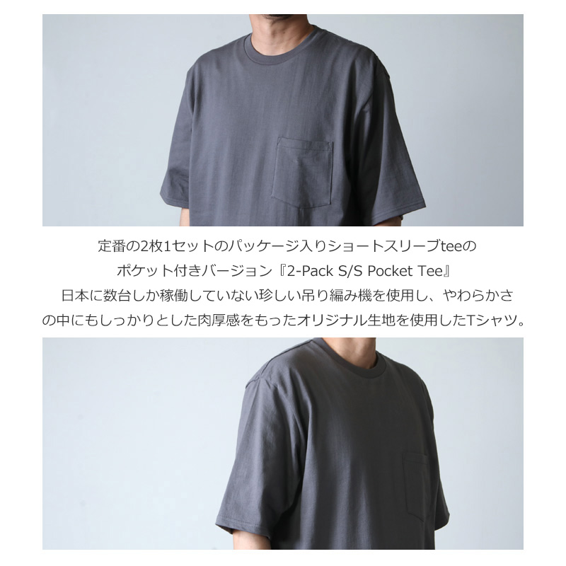 Graphpaper グラフペーパー   2-Pack Tシャツ