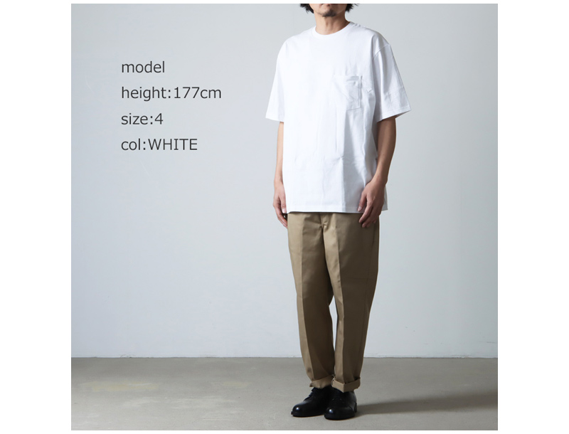 Graphpaper (グラフペーパー) 2-Pack S/S Pocket Tee / 2パック