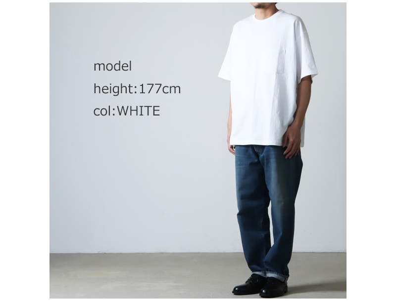 Graphpaper (グラフペーパー) S/S Oversized Pocket Tee / ショート