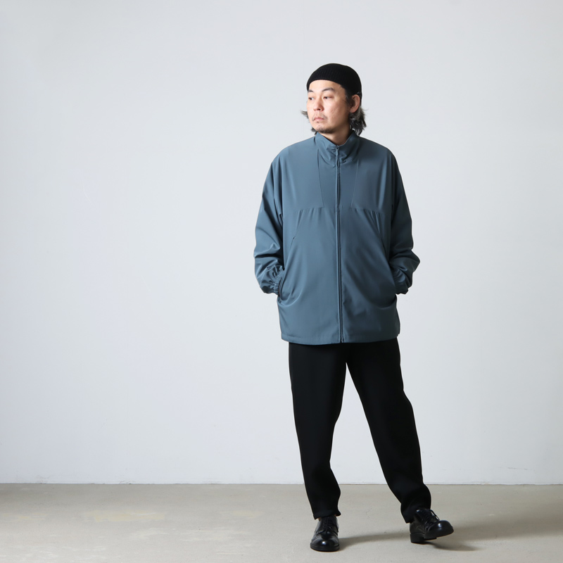 Graphpaper (グラフペーパー) Semi-Dull Poplin Stand Collar Blouson ...