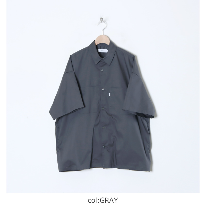 Graphpaper(եڡѡ) Solotex Twill S/S Oversized Box Shirt