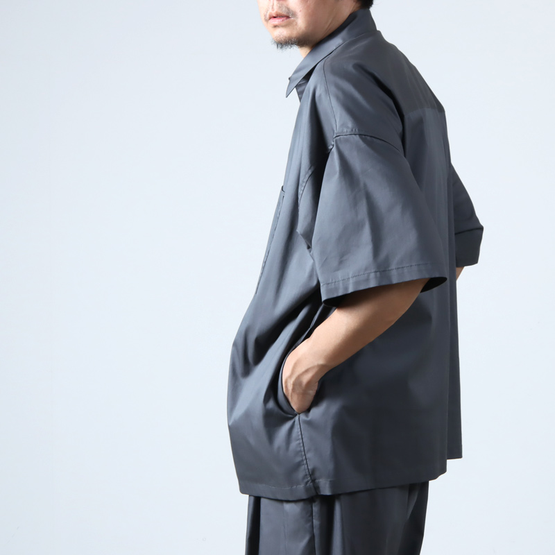 Graphpaper(եڡѡ) Solotex Twill S/S Oversized Box Shirt