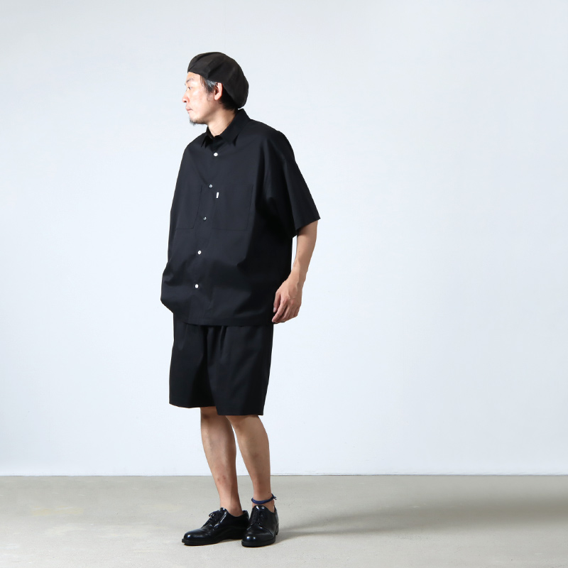 Graphpaper (グラフペーパー) Solotex Twill S/S Oversized Box Shirt ...