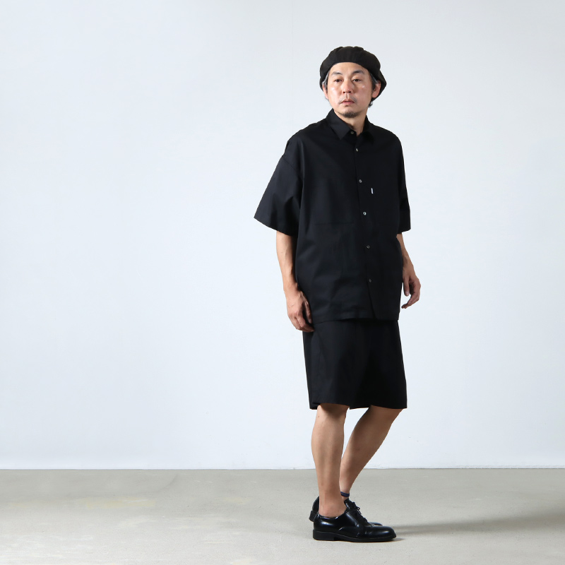 Graphpaper(եڡѡ) Solotex Twill S/S Oversized Box Shirt