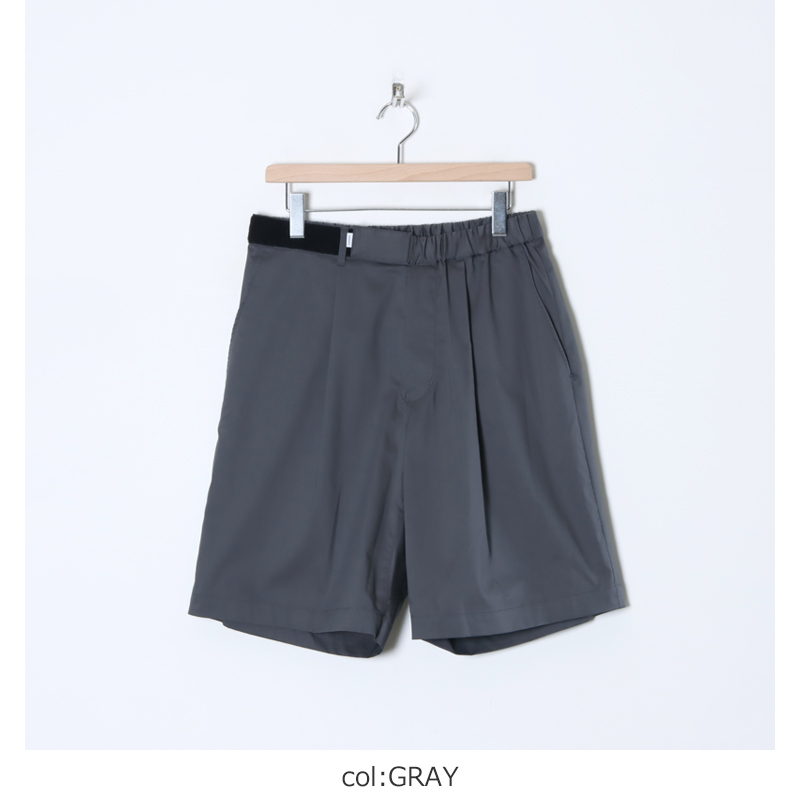 Graphpaper (グラフペーパー) Solotex Twill Slim Waisted Chef Shorts /  ソロテックスツイルスリムウエストシェフショーツ