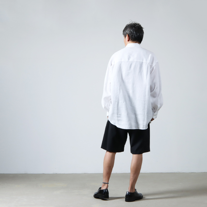 Graphpaper (グラフペーパー) Linen L/S Oversized Regular Collar