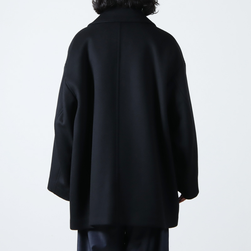 Graphpaper (グラフペーパー) Light Melton Shawl Collar Coat ...