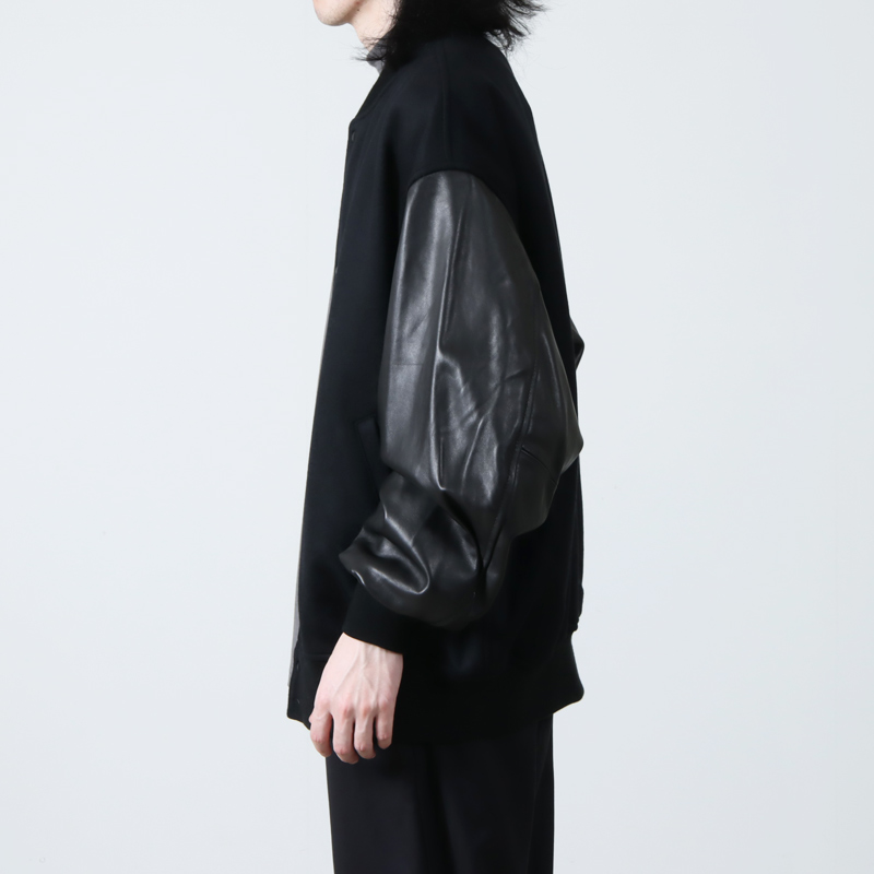 Graphpaper (グラフペーパー) Light Melton Stadium Jacket / ライト ...