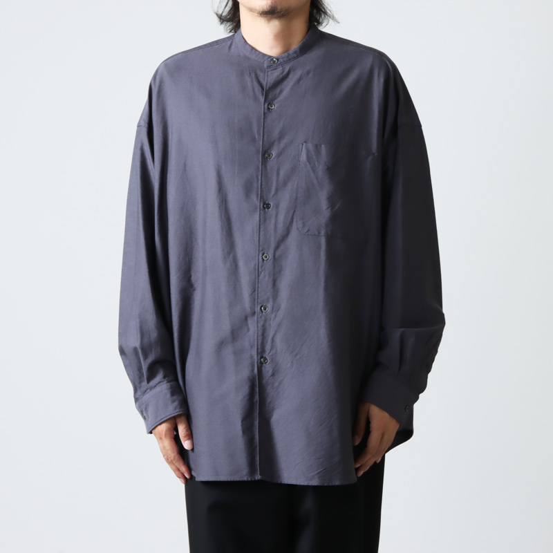 Graphpaper (グラフペーパー) Oxford Oversized Band Collar Shirt