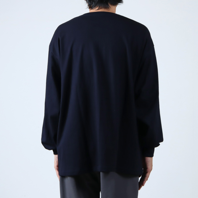 Graphpaper /グラフペーパー GM191-70101 SWEAT L/S OVERSIZED TEE スウェット ロングスリーブ オーバーサイズTシャツ【007】