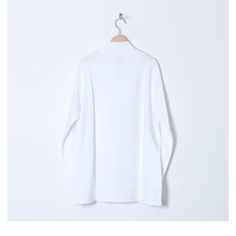 Graphpaper (グラフペーパー) L/S Mock Neck Tee / ロングスリーブ