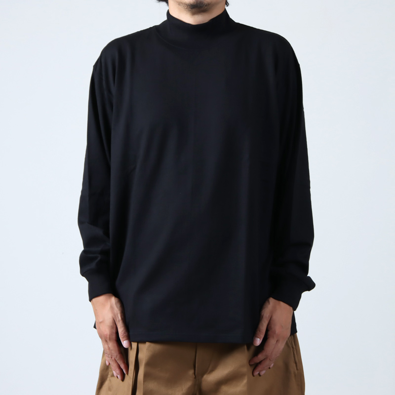 Graphpaper (グラフペーパー) L/S Mock Neck Tee / ロングスリーブ 