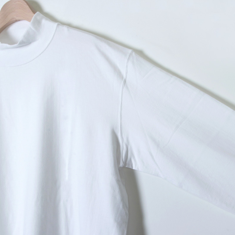 Graphpaper (グラフペーパー) L/S Mock Neck Tee / ロングスリーブ