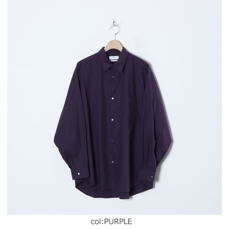 Graphpaper(եڡѡ) Broad L/S Oversized Regular Collar Shirt