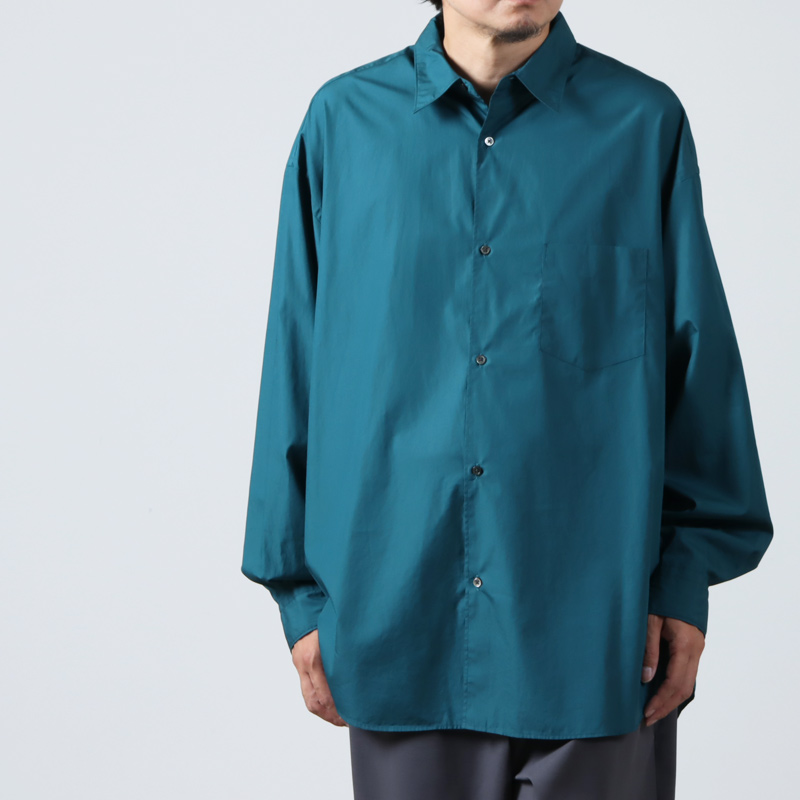 Graphpaper (グラフペーパー) Broad L/S Oversized Regular Collar Shirt /  ブロードロングスリーブオーバーサイズドレギュラーカラーシャツ