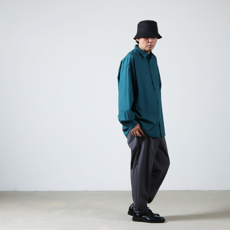 Graphpaper (グラフペーパー) Broad L/S Oversized Regular Collar Shirt /  ブロードロングスリーブオーバーサイズドレギュラーカラーシャツ