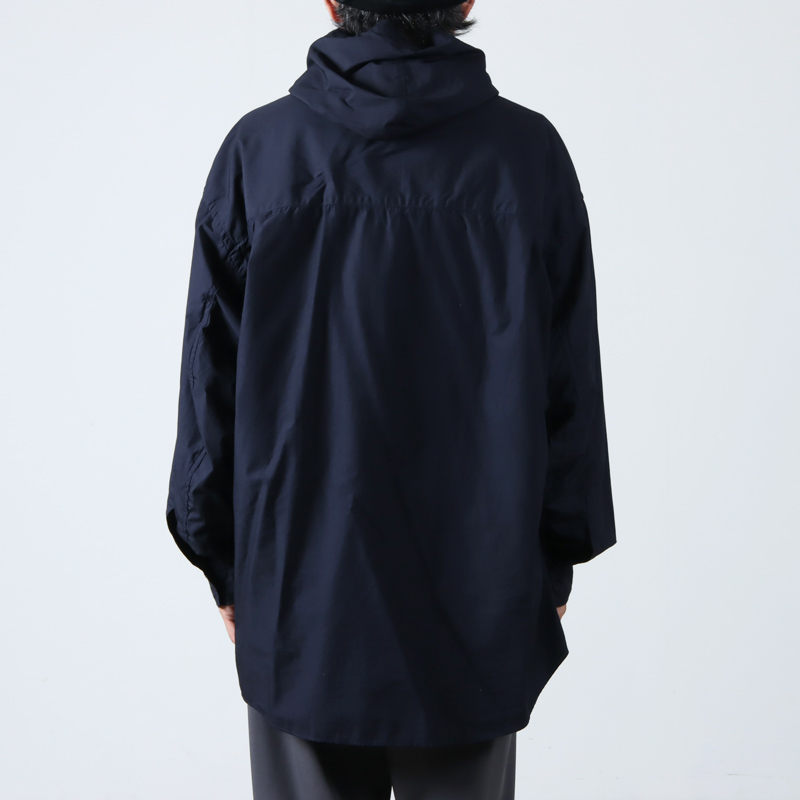 Graphpaper(グラフペーパー) Garment Dyed Suvin Typewriter Oversized Hooded Shirt