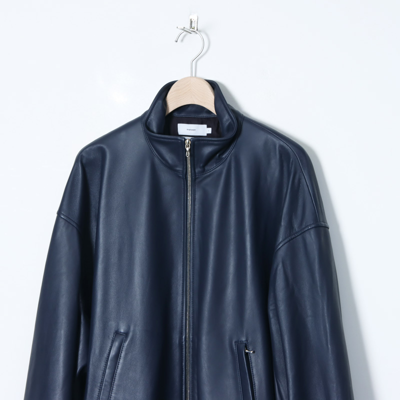 Graphpaper (グラフペーパー) Sheep Leather Track Blouson / シープ 