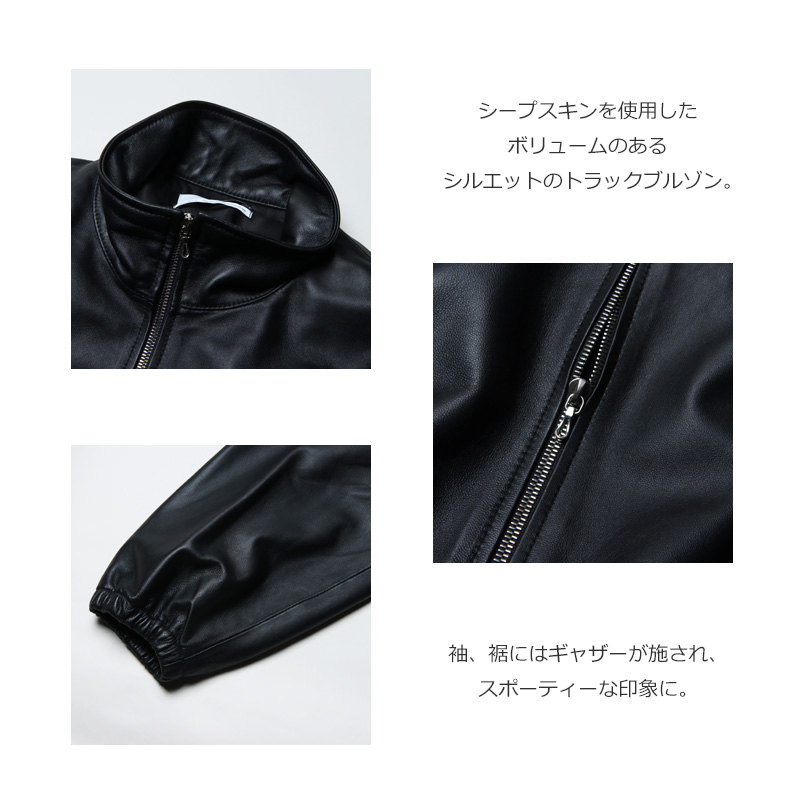 Graphpaper (グラフペーパー) Sheep Leather Track Blouson / シープ 