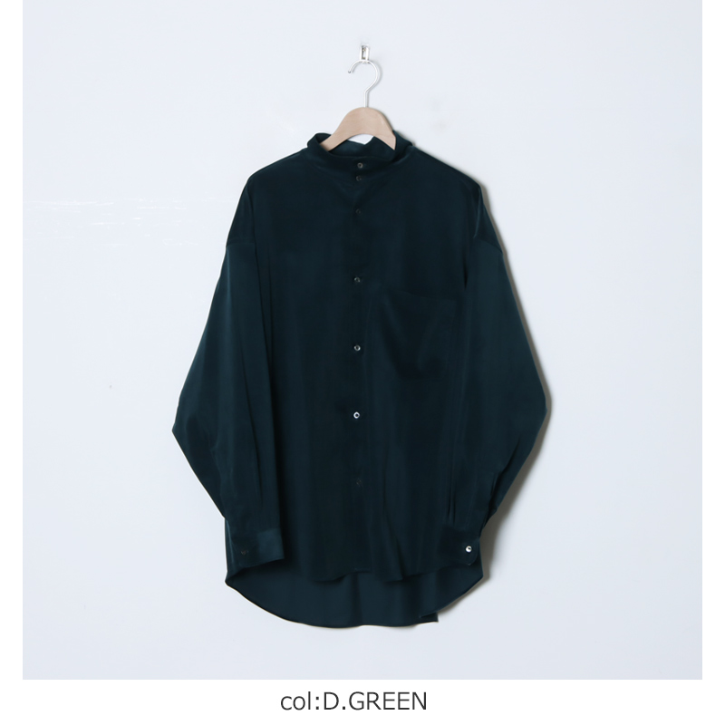 Graphpaper (グラフペーパー) Suvin Corduroy Stand Collar Shirt ...