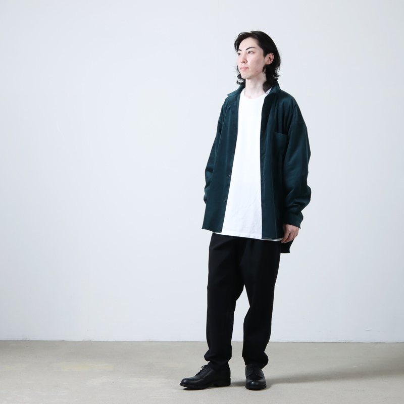 Graphpaper (グラフペーパー) Suvin Corduroy Stand Collar Shirt / スビンコーデュロイスタンドカラーシャツ