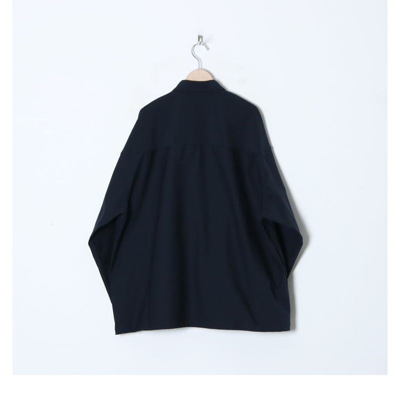 Graphpaper (グラフペーパー) Ripple Jersey L/S Oversized Box Shirt 