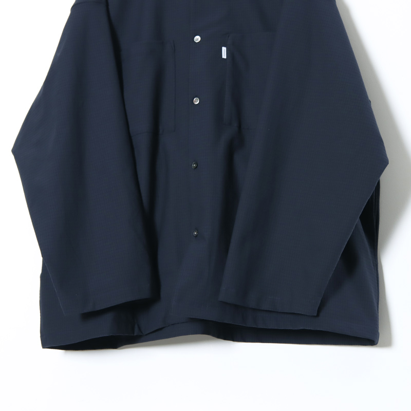 Graphpaper (グラフペーパー) Ripple Jersey L/S Oversized Box Shirt /  リップルジャージーL/Sオーバーサイズドボックスシャツ