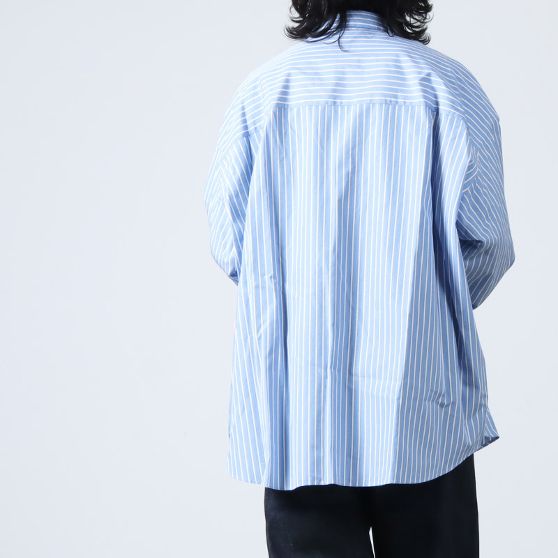 Graphpaper(եڡѡ) SOKTAS High Count Broad L/S Oversized Regular Collar Shirt