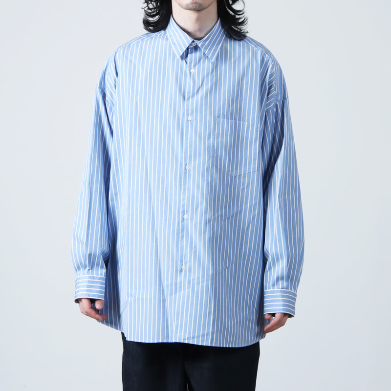 Graphpaper (グラフペーパー) SOKTAS High Count Broad L/S Oversized Regular Collar  Shirt / ソクタス ロングスリーブオーバーサイズレギュラーカラーシャツ