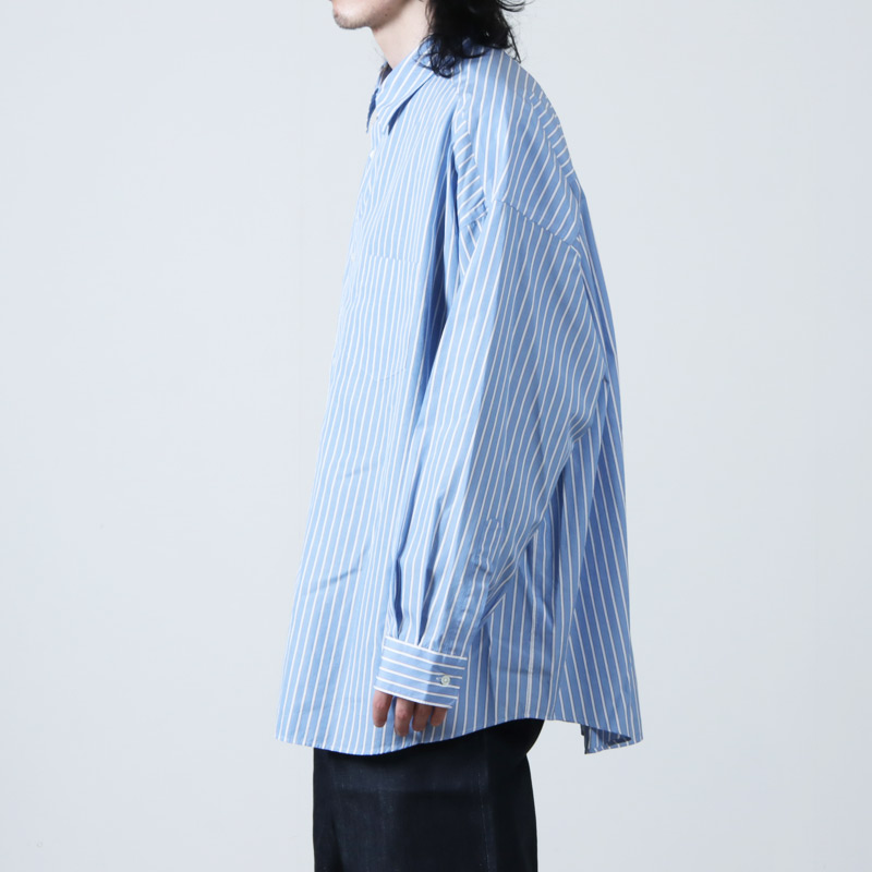 Graphpaper (グラフペーパー) SOKTAS High Count Broad L/S Oversized Regular Collar  Shirt / ソクタス ロングスリーブオーバーサイズレギュラーカラーシャツ