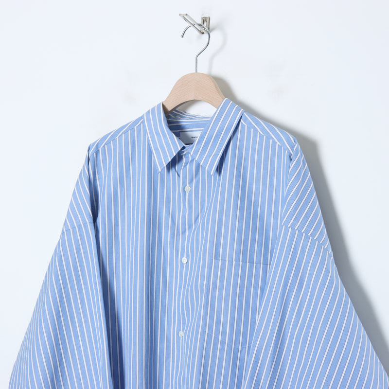 Graphpaper(եڡѡ) SOKTAS High Count Broad L/S Oversized Regular Collar Shirt