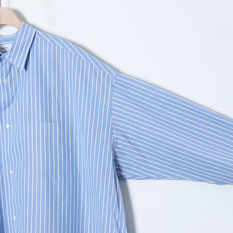 Graphpaper (グラフペーパー) SOKTAS High Count Broad L/S Oversized Regular Collar  Shirt / ソクタス ロングスリーブオーバーサイズレギュラーカラーシャツ