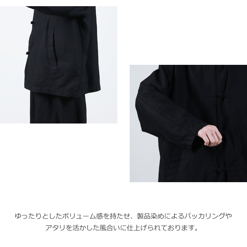 Graphpaper(եڡѡ) Cotton Linen Moleskin Overdyed Kung-Fu Jacket