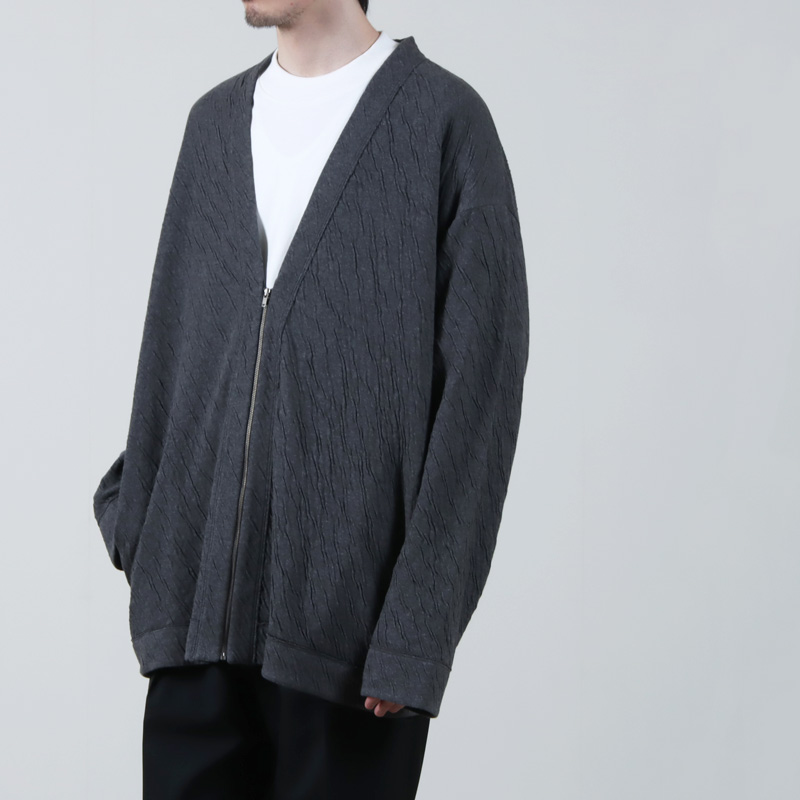 Graphpaper(եڡѡ) Double Face Jersey Cardigan