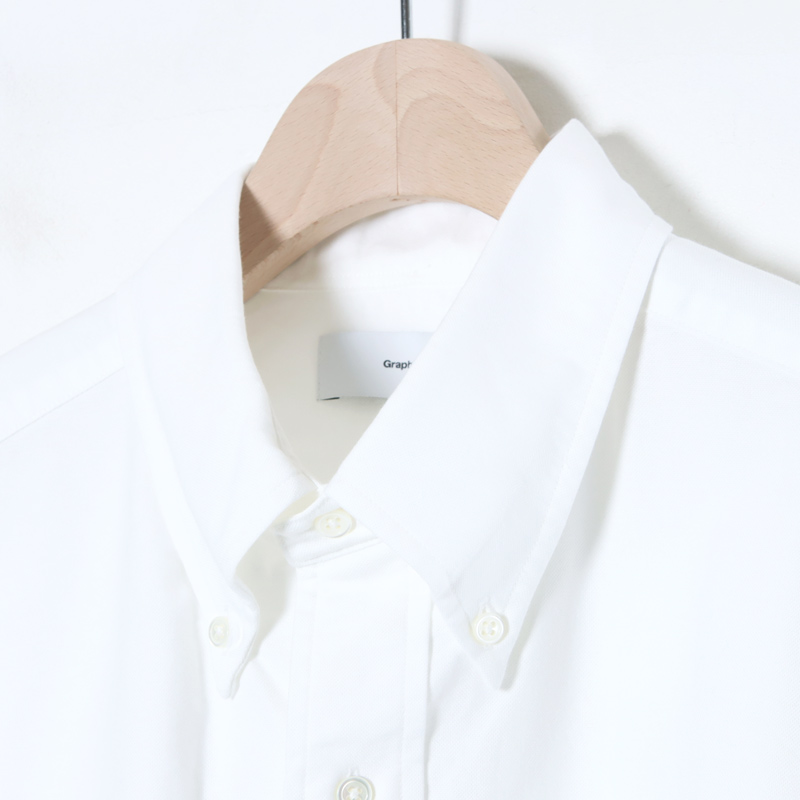 Graphpaper (グラフペーパー) Oxford S/S Oversized B.D Shirt 