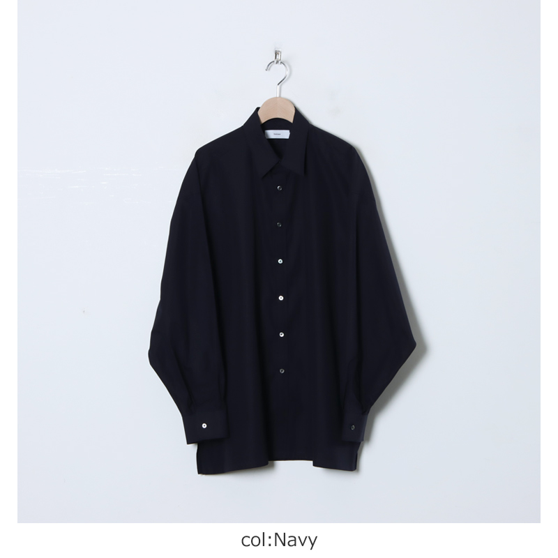 Graphpaper (グラフペーパー) High Count Regular Collar Shirt / ハイ 