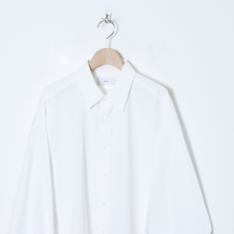 Graphpaper(եڡѡ) High Count Regular Collar Shirt