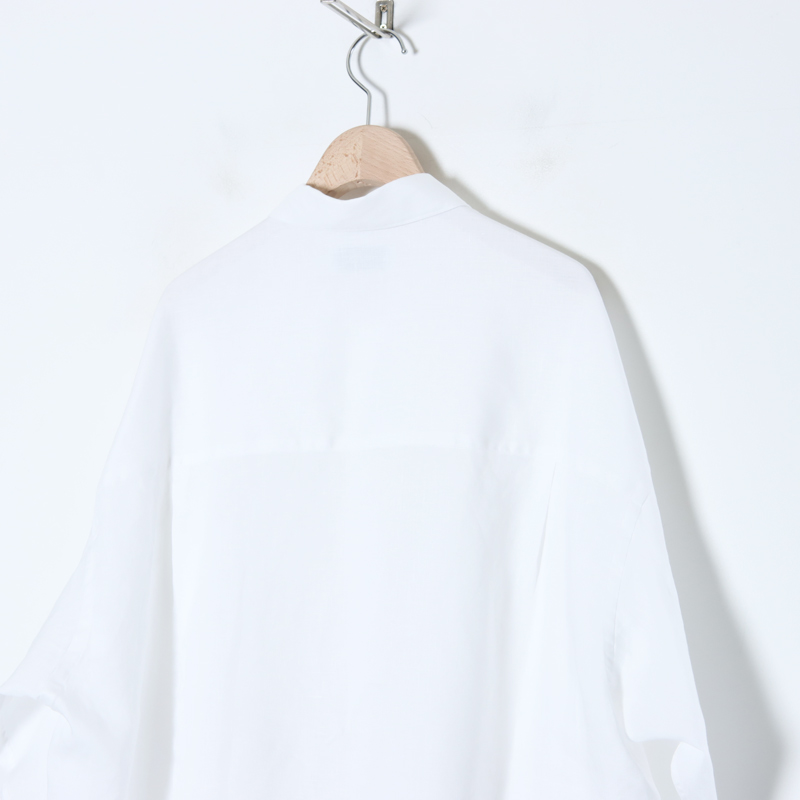 Graphpaper (グラフペーパー) Linen L/S Oversized Regular Collar Shirt /  リネンL/Sオーバーサイズドレギュラーカラーシャツ