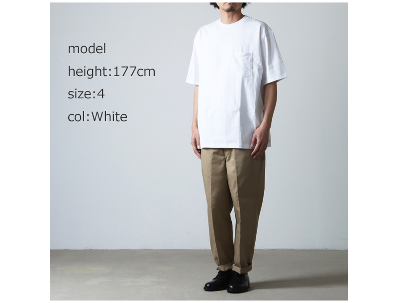 Graphpaper (グラフペーパー) 2-Pack S/S Pocket Tee / 2パック 