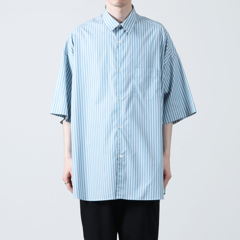 Graphpaper(եڡѡ) SIDOGRAS S/S Oversized Regular Collar Shirt