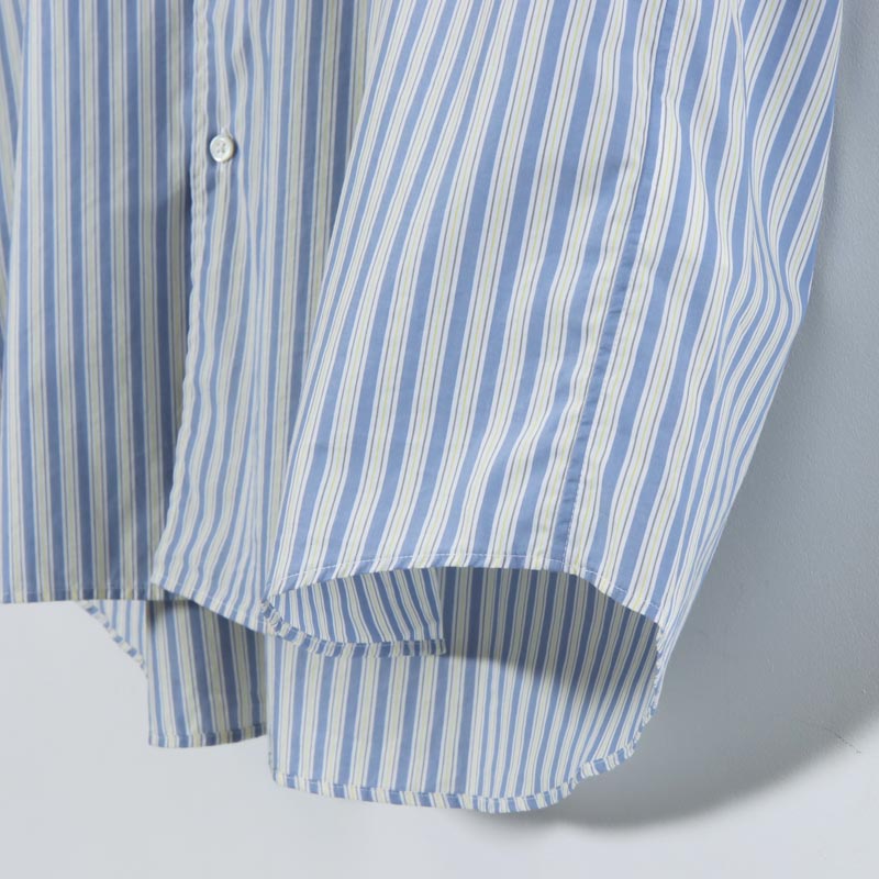 Graphpaper(եڡѡ) Broad L/S Oversized Regular Collar Shirt Stripe