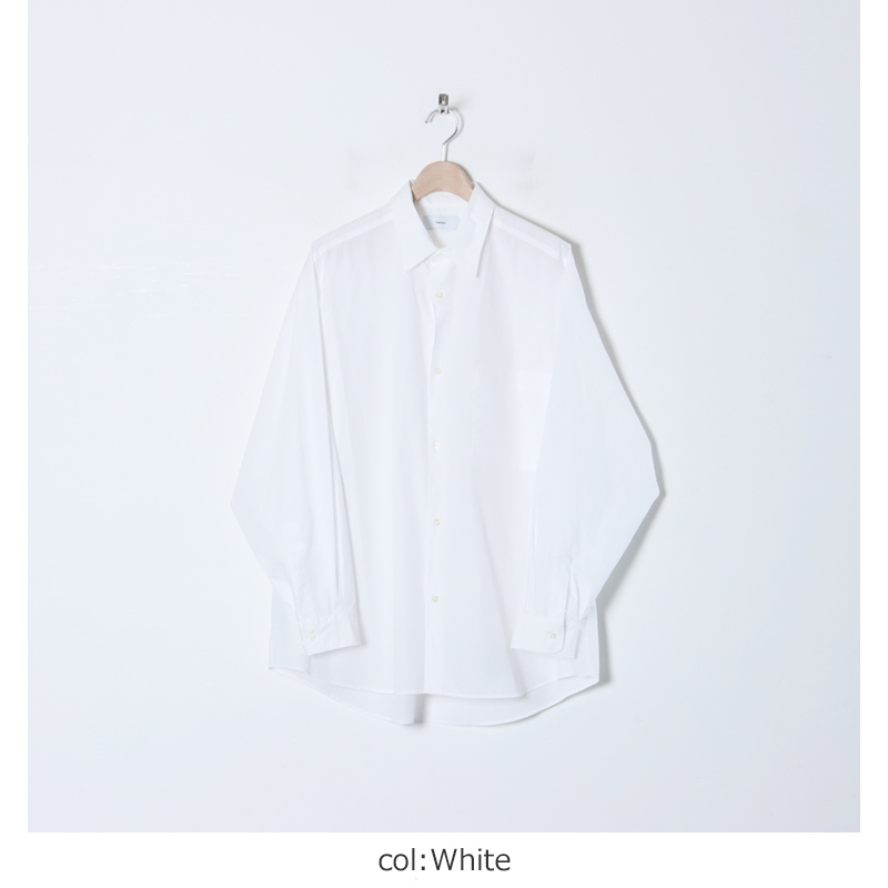 Graphpaper(եڡѡ) Broad L/S Oversized Regular Collar Shirt