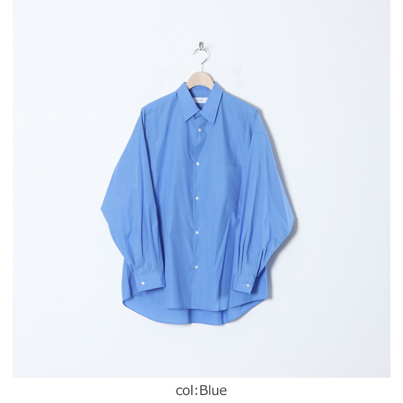 Graphpaper(եڡѡ) Broad L/S Oversized Regular Collar Shirt