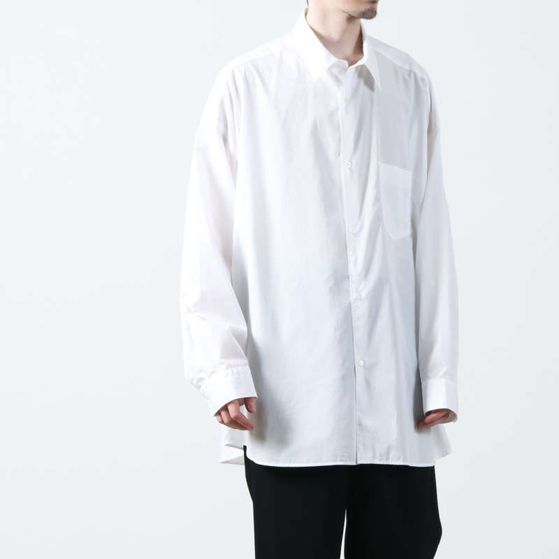 Graphpaper(եڡѡ) Broad L/S Oversized Regular Collar Shirt