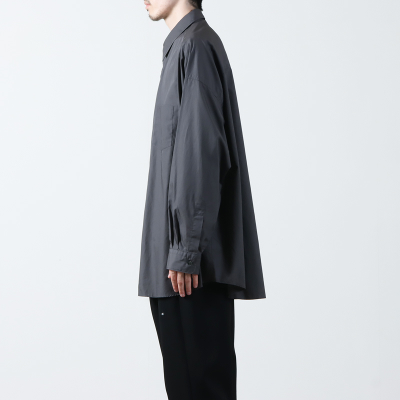 Graphpaper(եڡѡ) Broad L/S Oversized Regular Collar Shirt