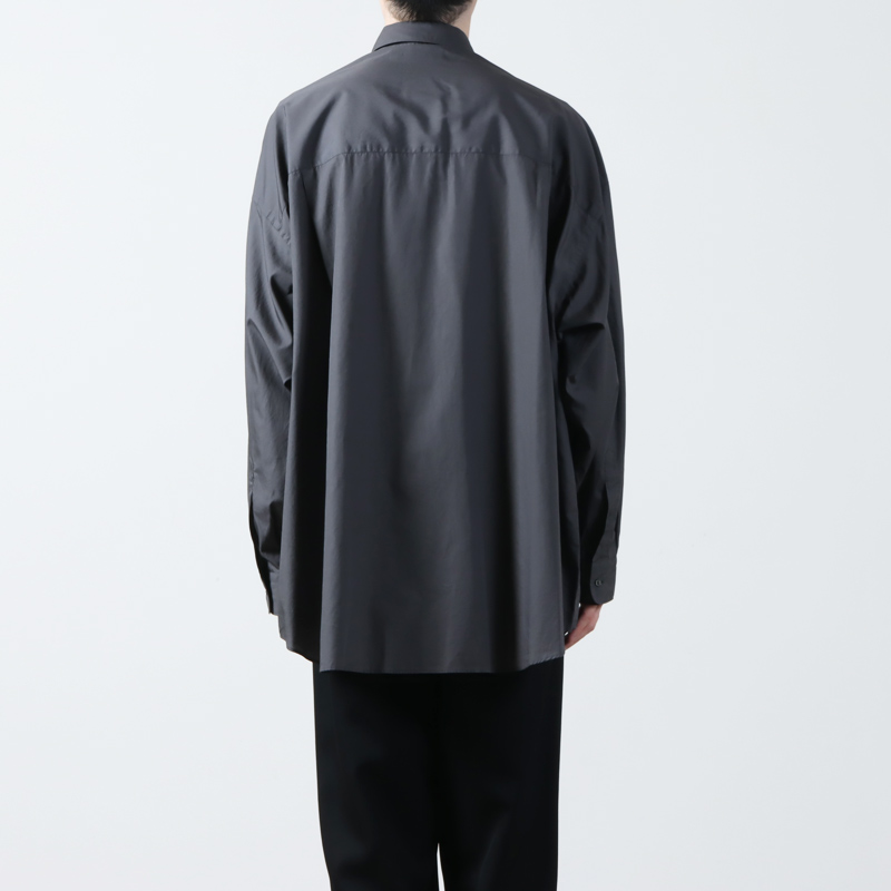 Graphpaper(եڡѡ) Broad L/S Oversized Regular Collar Shirt